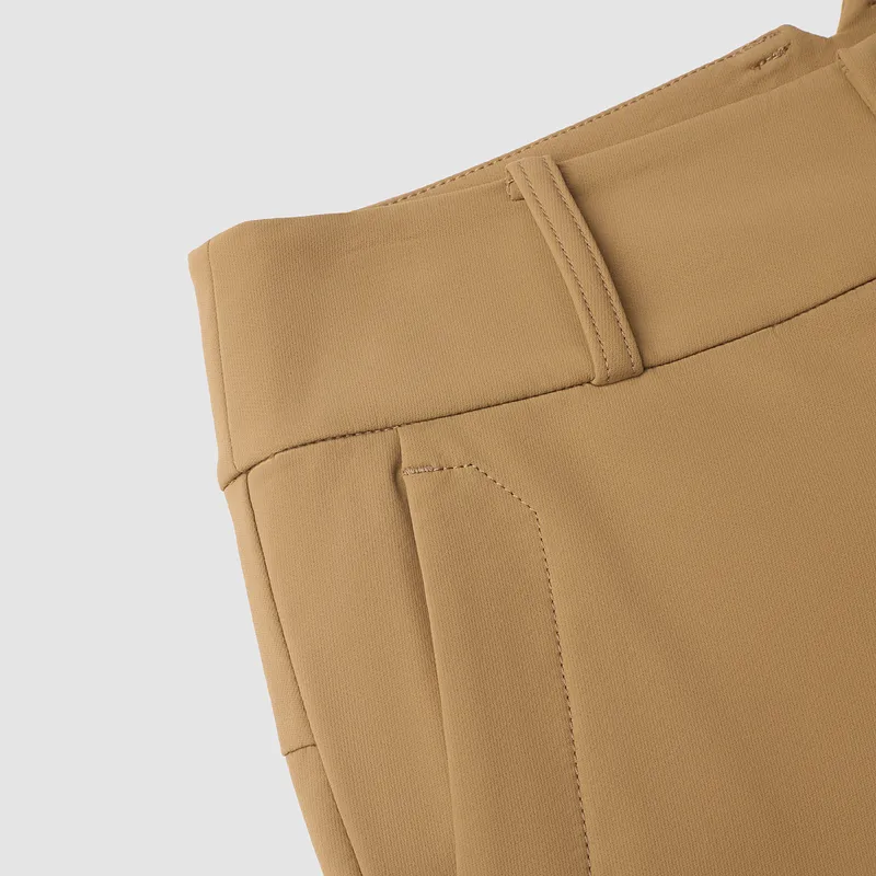 Biyin Leufen Casual Pants Women's Khaki-4