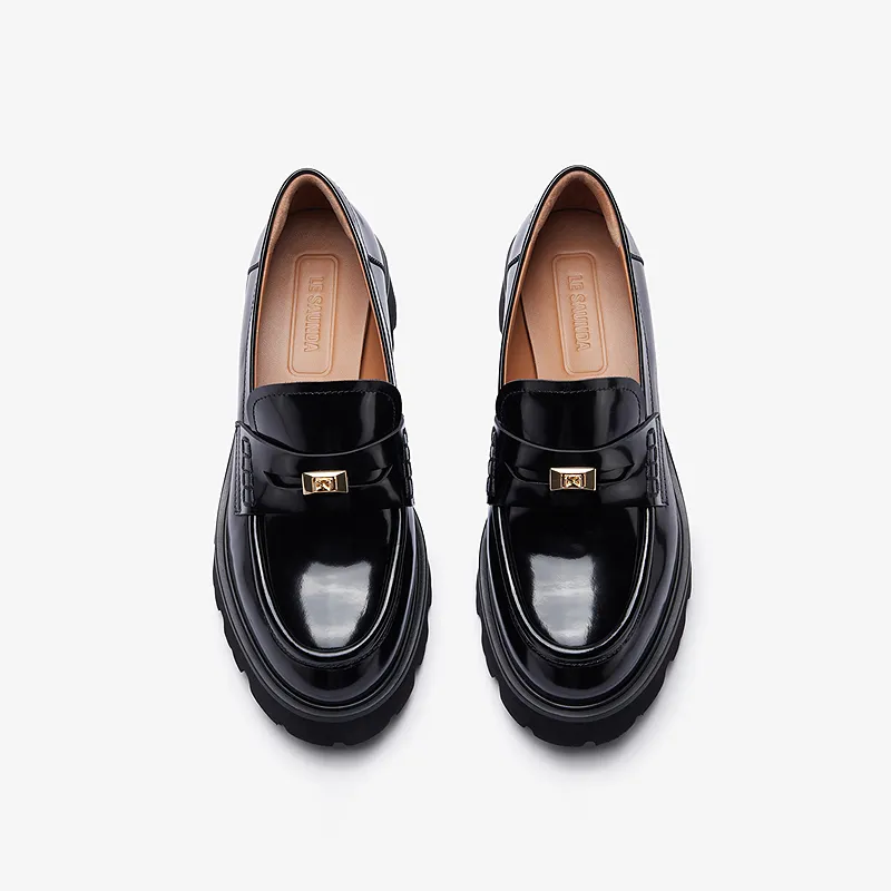 LE SAUNDA Loafers Women's Coffee/Black-6