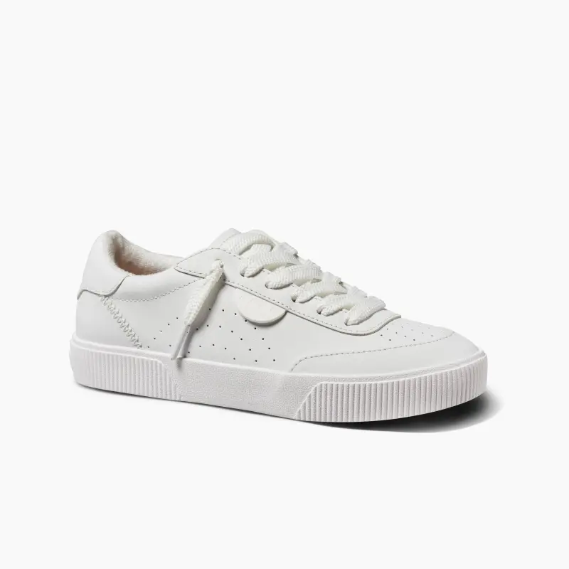 REEF Lightweight Low-Top Skateboard Shoes Women's White-2