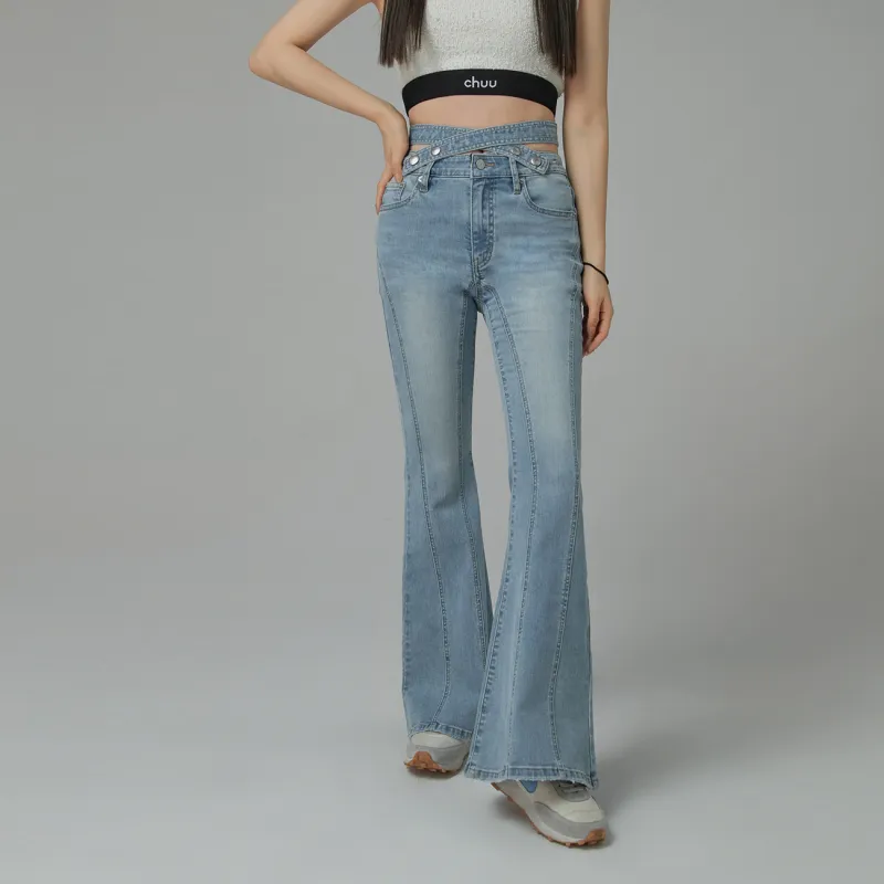 CHUU Flared Pants Jeans Women's-4