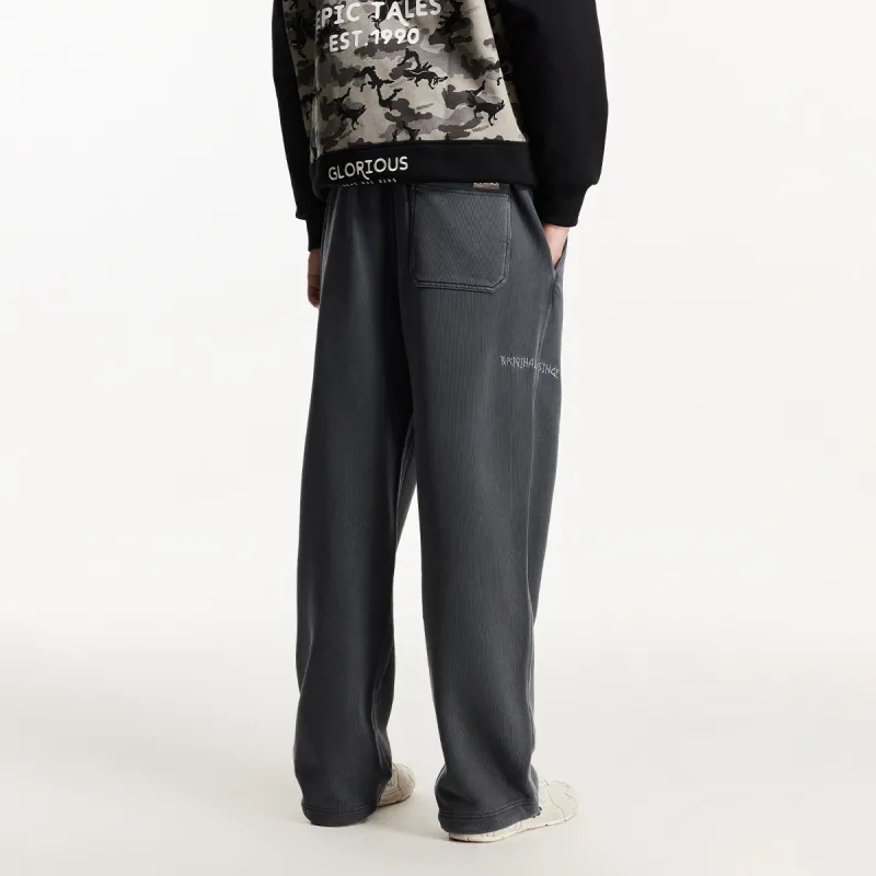 JACK JONES· Knitted Sweatpants Men's Robin Gray-4