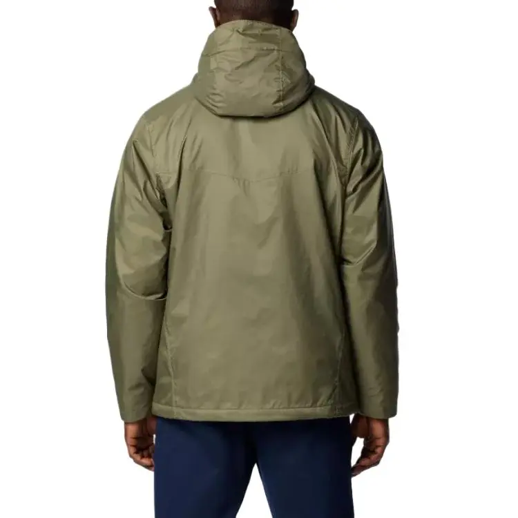 Columbia Glennaker Sherpa Lined Jacket Jacket Men's Stone Green-1