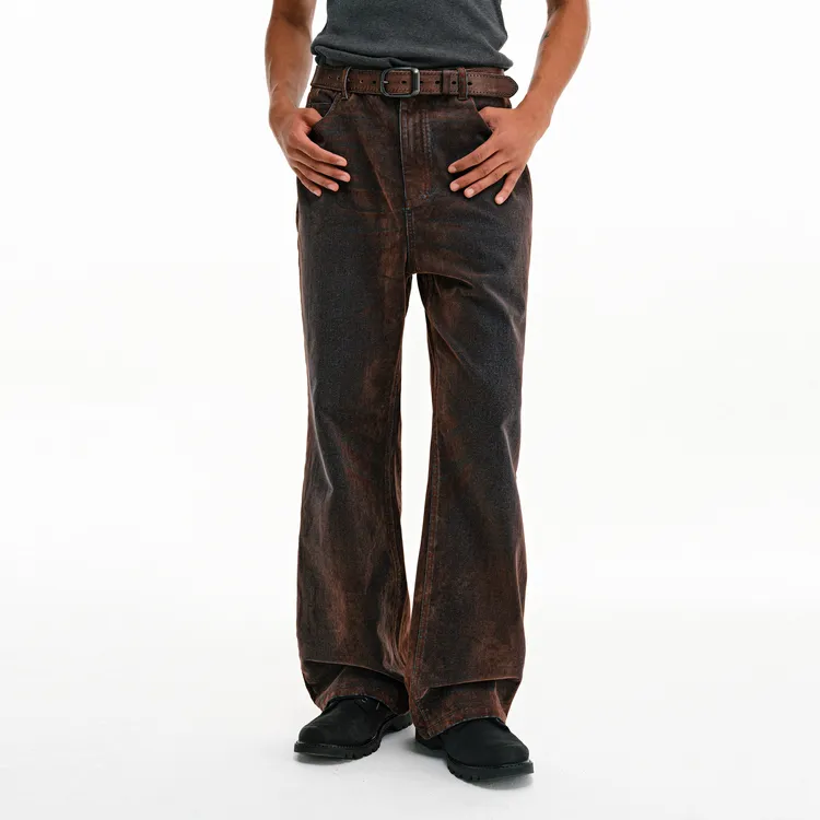 FPA ALWAYS MOVING Series Jeans Unisex Blue Brown-2