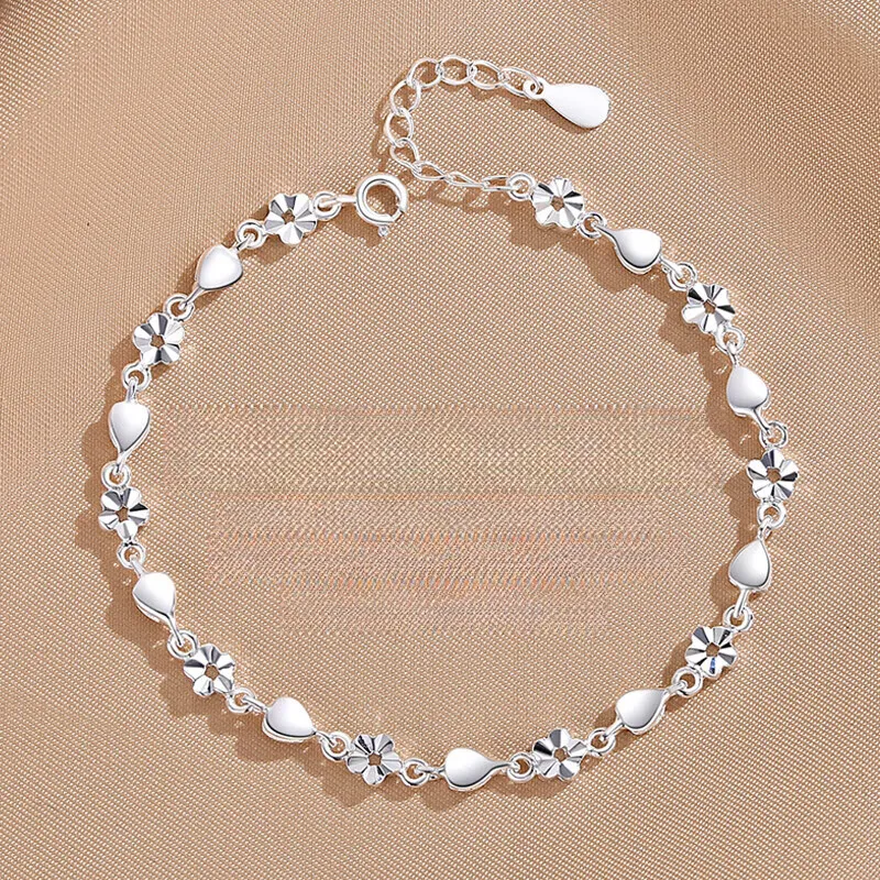 TONGBAOFU 999 Fine Silver Bracelets Women's-4