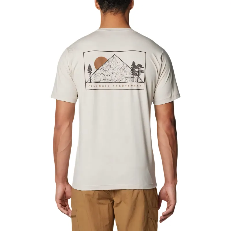 Columbia Kwick Hike Back Graphic Omni Shade Omni Wick T Shirt Men's-1