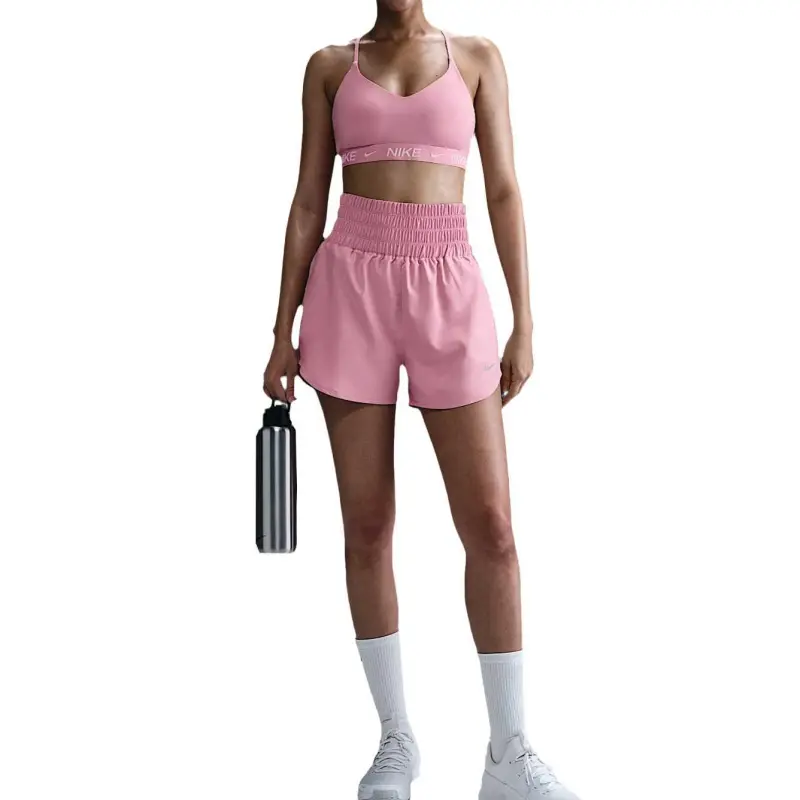 Nike One Women's Dri FIT Ultra High Waisted 3' Brief Lined Shorts-2