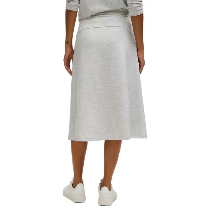 Lululemon Modal-Blend Casual Long Skirts Women's Multicolor Light Gray-1