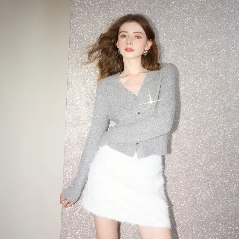 3COLOUR Casual Short Skirts Women's Pearl White-4