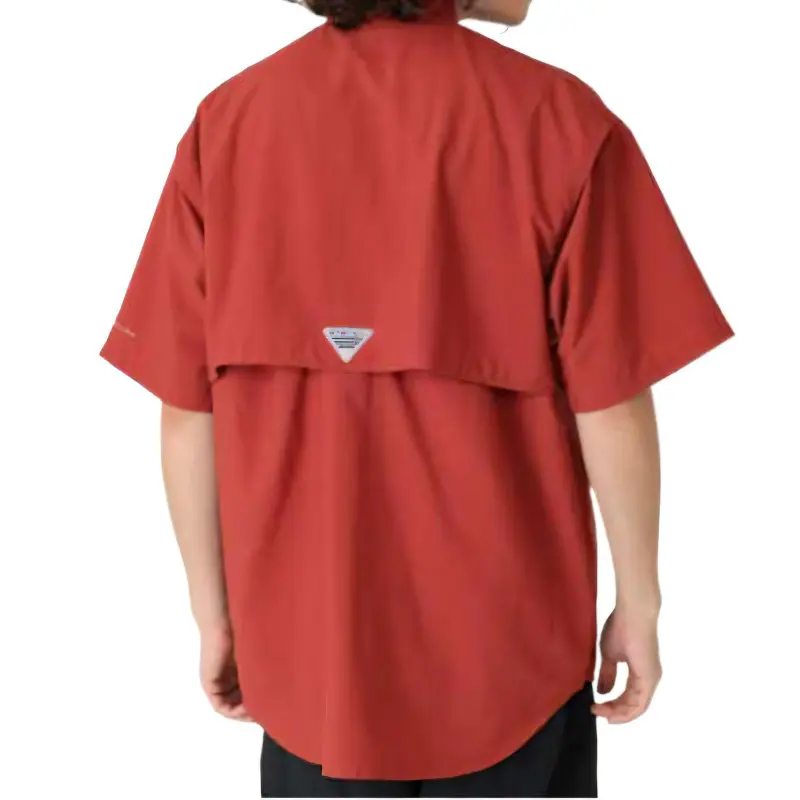 Columbia Bahama Shirt Men's Deep Red-3