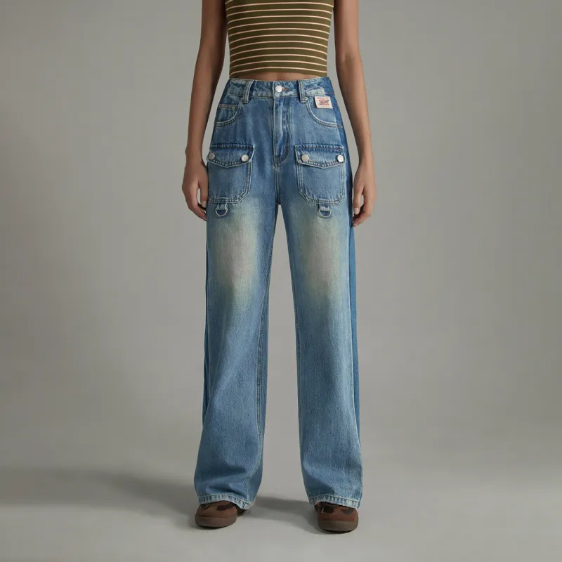 NO ONE ELSE Jeans Women's Denim Blue-2