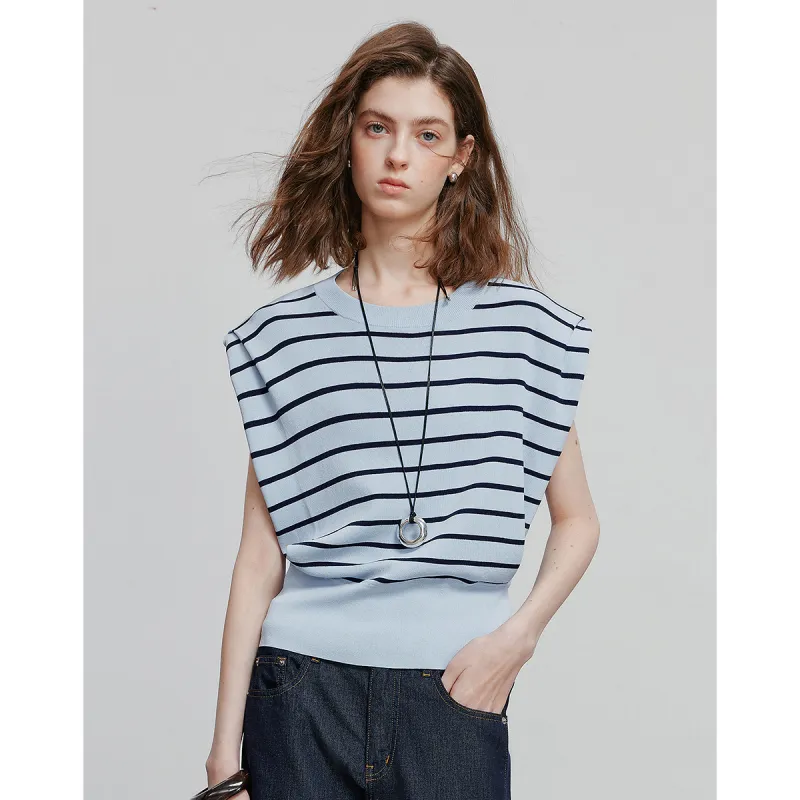 Initial Language Knitwear Women's Sky Blue-1