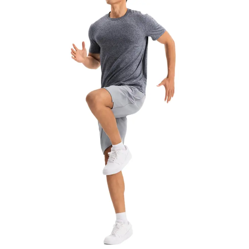 DECATHLON 500 Series Sports Shorts Men's Gray-4