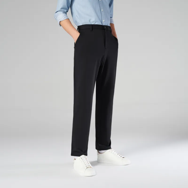 HLA Casual Pants Men Navy Blue S6-2