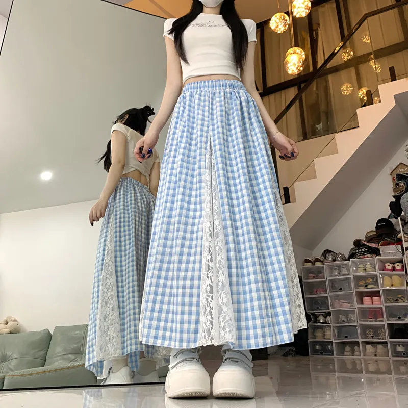 XIANSINIAO Casual Long Skirt Women's-1