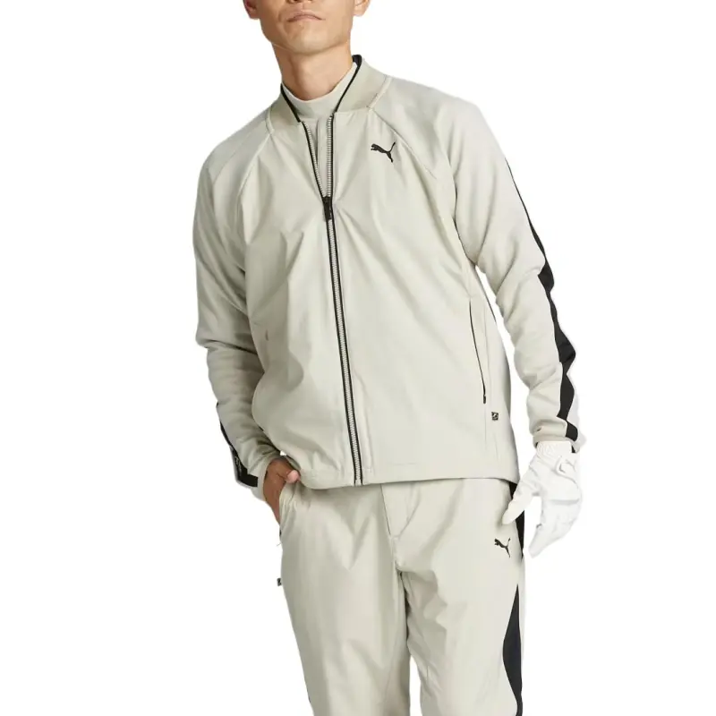 PUMA PFFZ Stretch Wind Mi Golf Clothing Men's Ecru-2