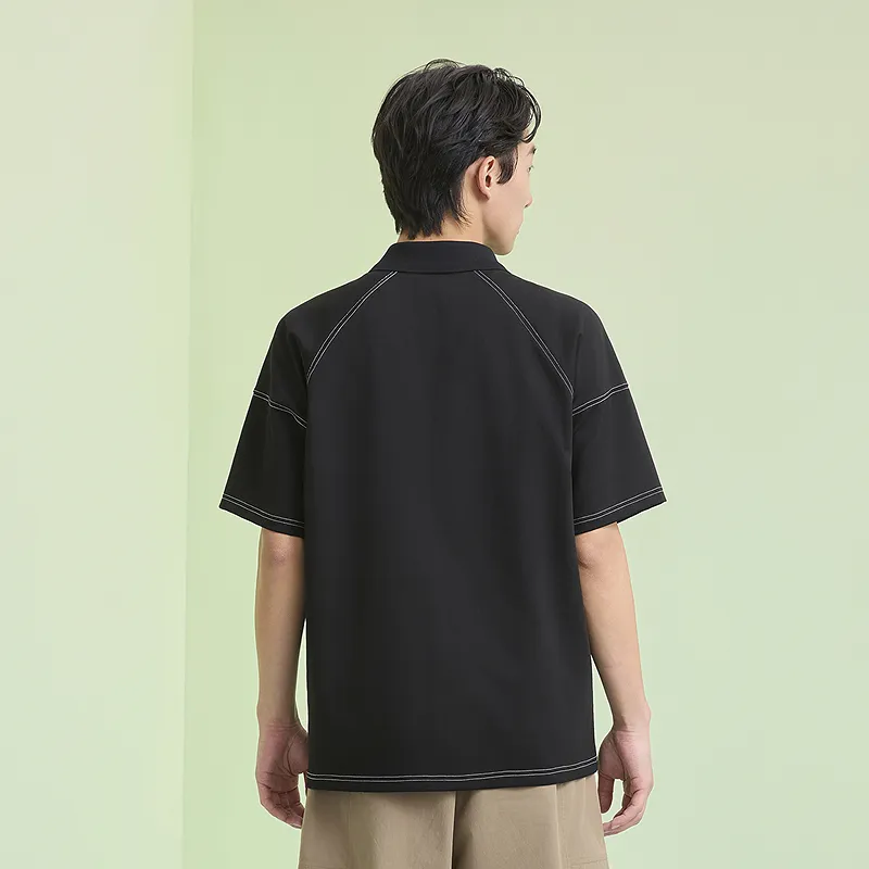 GXG Polo Shirts Men Black-4