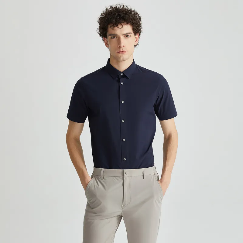 Satchi Shirts Men Navy Blue-3