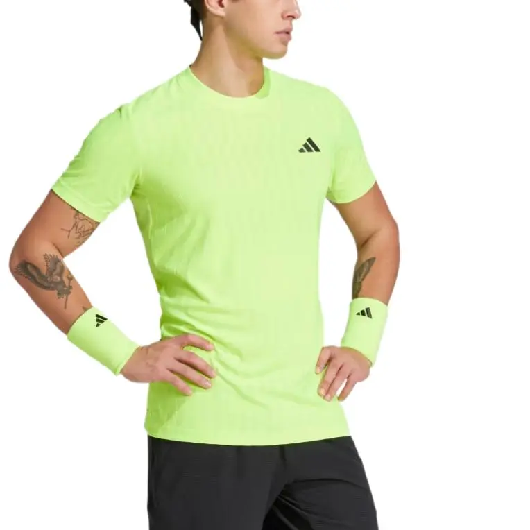 Adidas Climacool T Shirt Men's Lemon-3