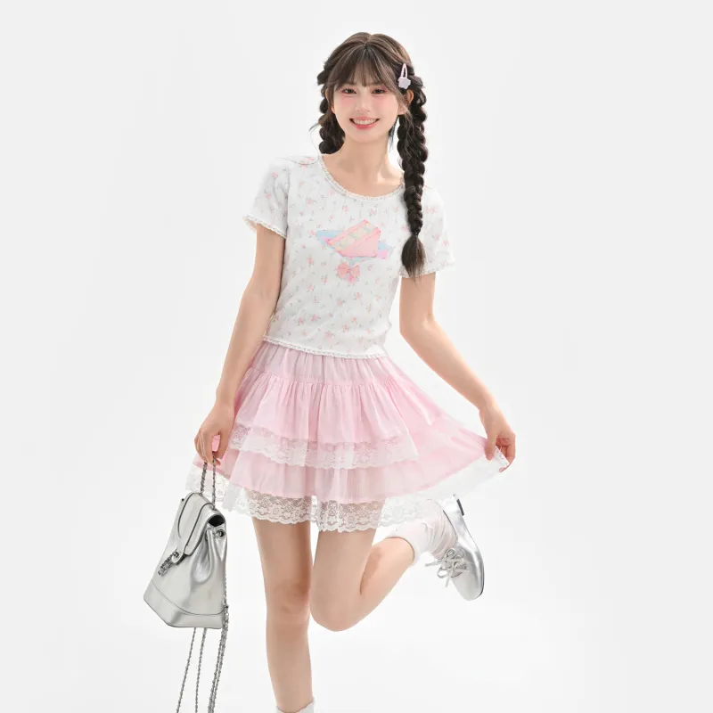 SNBL Two Piece Skirt Sets Women's-5