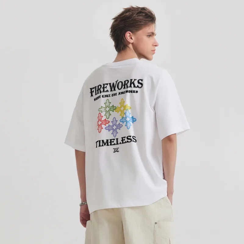 Cabbeen T Shirts Men Bleached-3