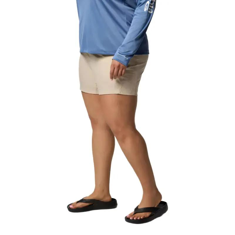 Columbia PFG Coral Point Casual Shorts Women's Gray-2