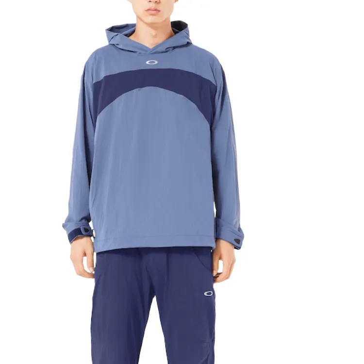 Oakley Pullover Hoodie Wide Sweatshirt Men's Blue-3