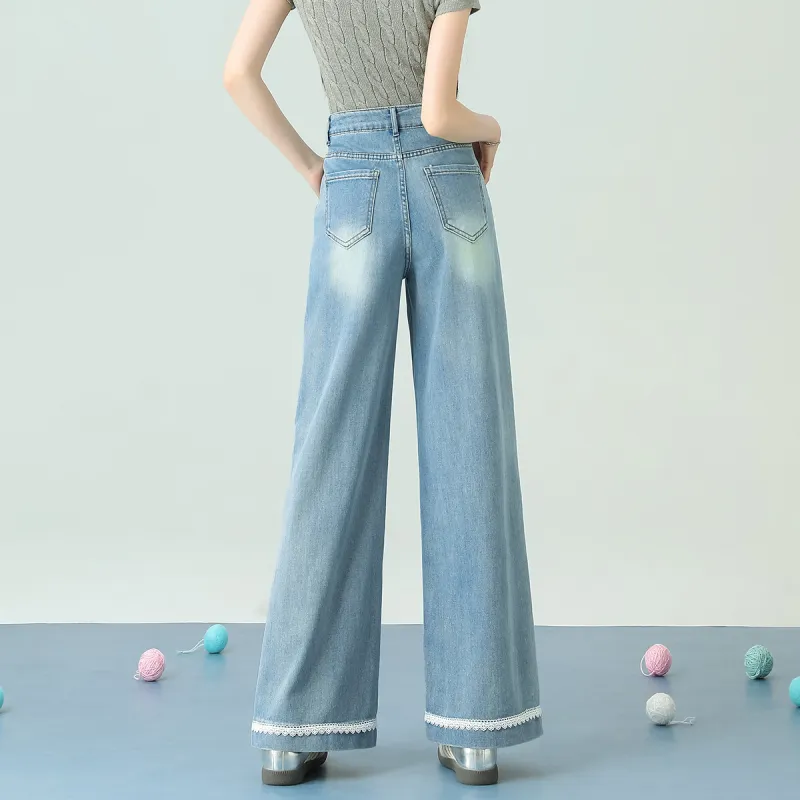 FAWENXIANGZI Spring, Summer, Fall Jeans Women's-2