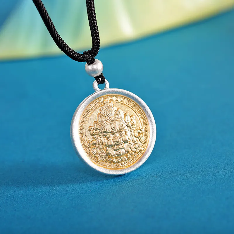 LIUXIN Foot Silver 990 Pendants Unisex-1