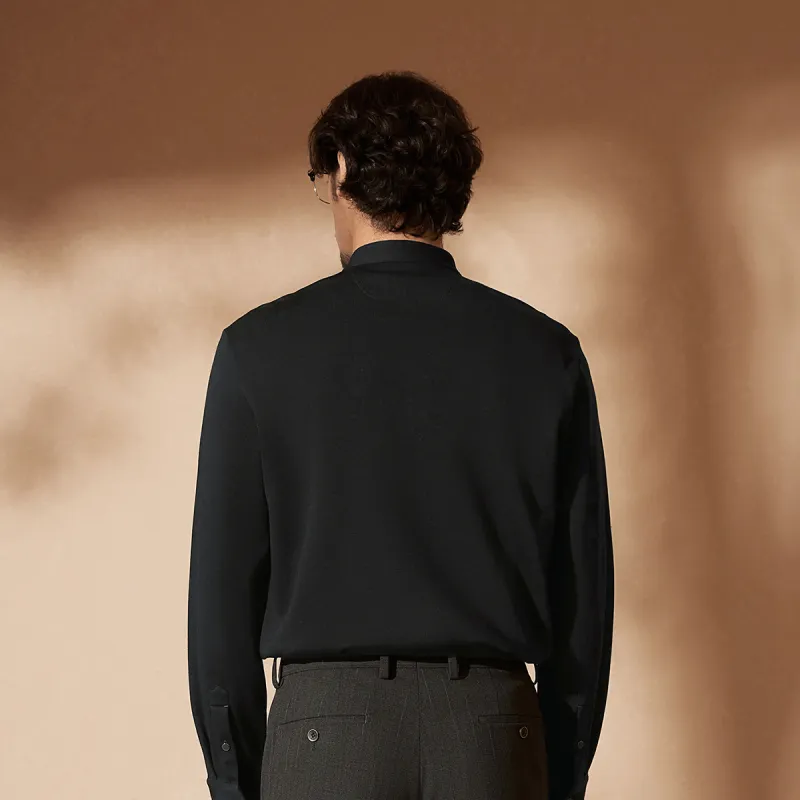 SEVEN Velvet Touch Shirt For Fall And Winter Men's-5
