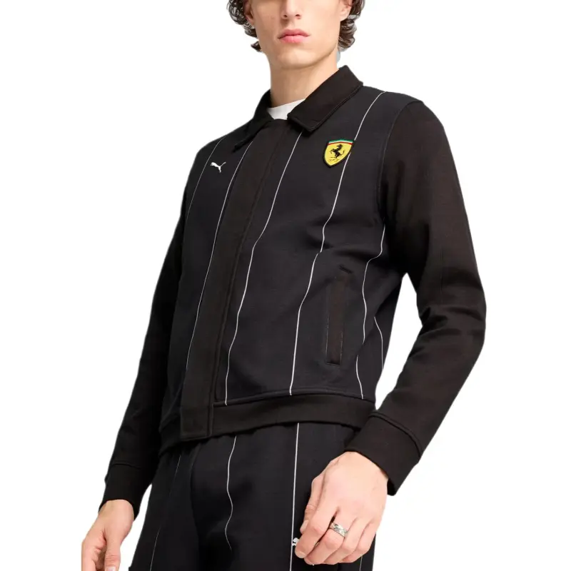 Scuderia Ferrari X PUMA Premium Jackets Men Black-3