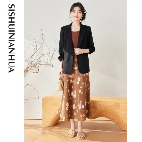 Like The Age Of Water Summer Velvet feel Coat Slim Fit Women's