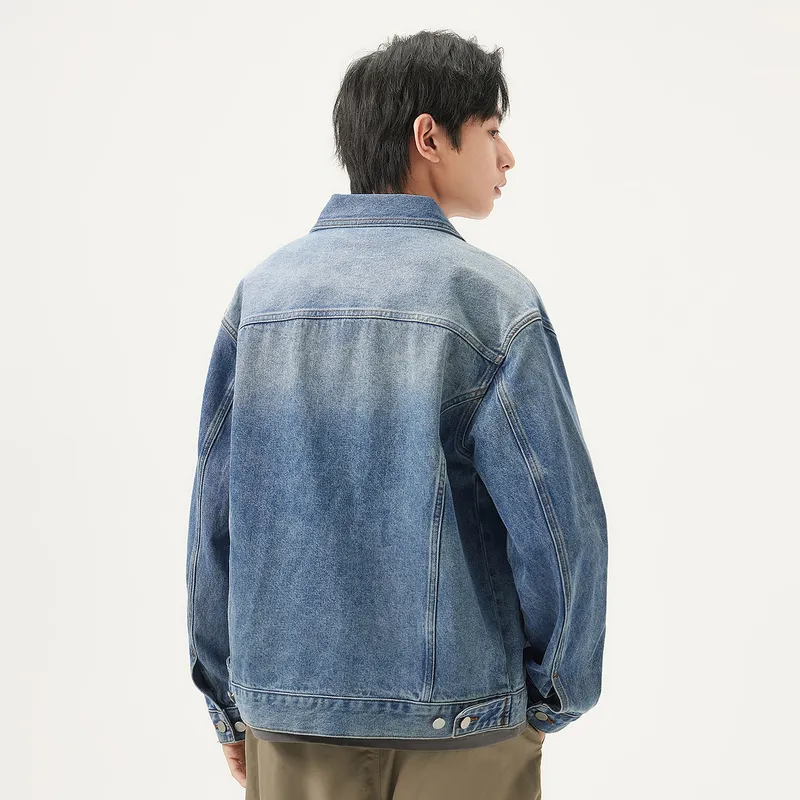 Gxg Jeans Jackets Coats Men's Blue-4