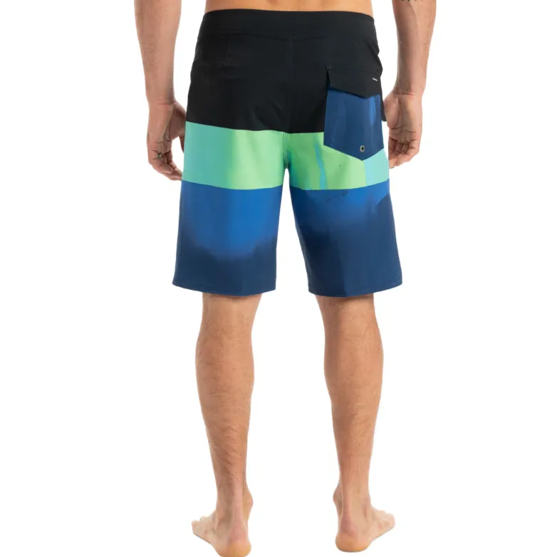 Quiksilver Beach Shorts Men's Color Star Cloud Blue Gradient-3