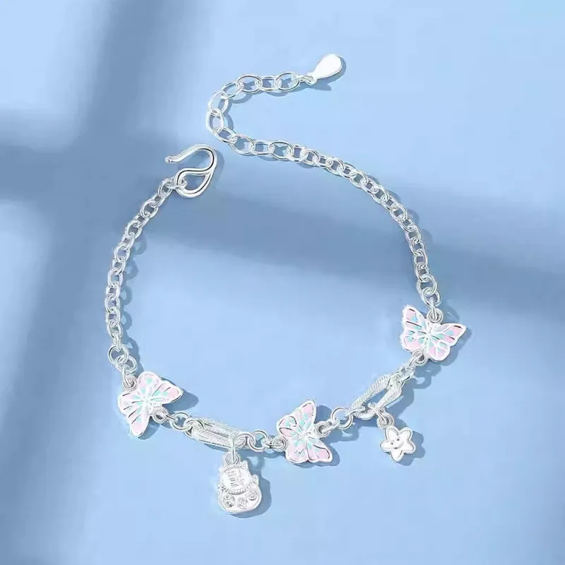 Happy Tide 999 Fine Silver Bracelets Women's-1