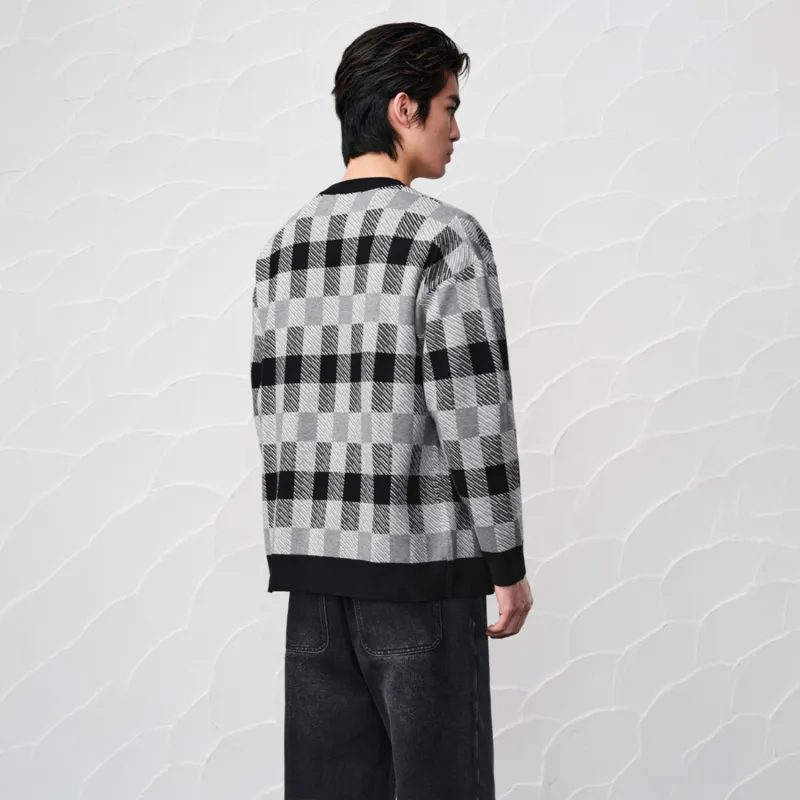 HLA Knitwear Long Sleeved Cardigan Unisex-3