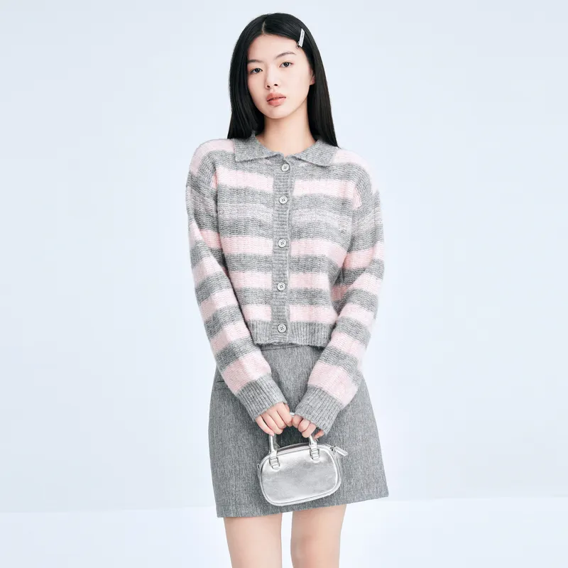 LEDIN Knitwear Women's Silver Candle Gray-2
