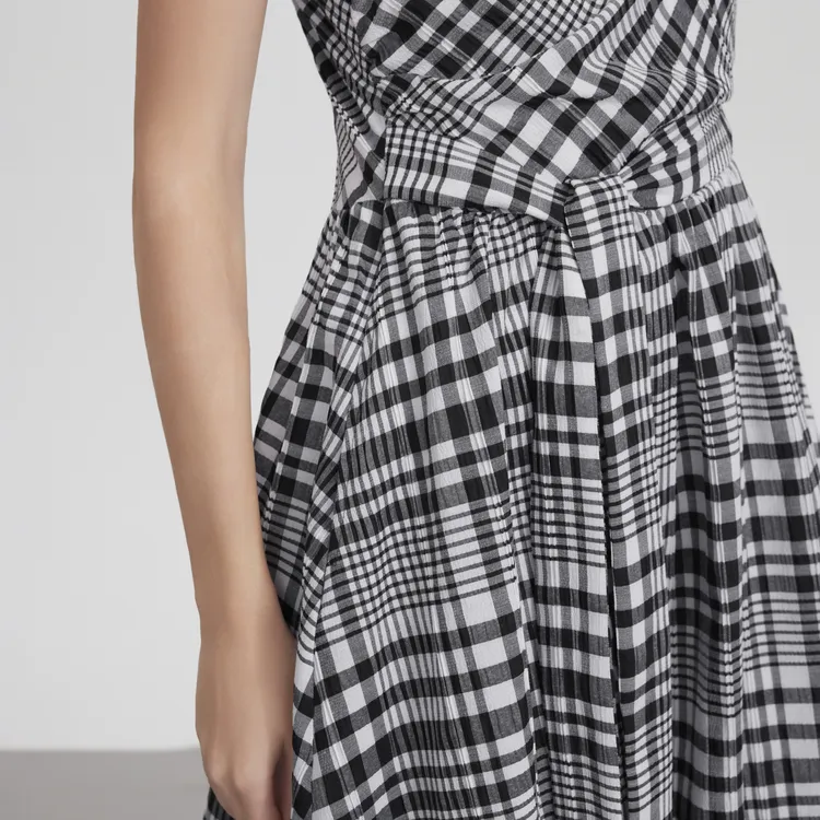ELLE Slip Dresses Women's Black-5