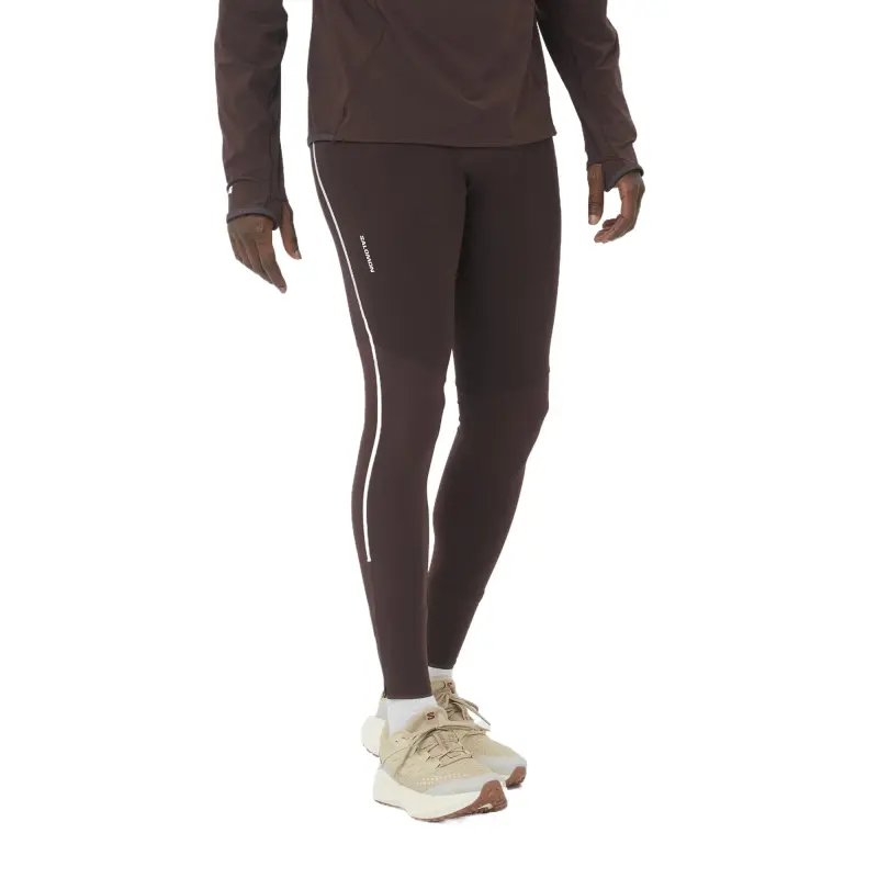 SALOMON SENSE AERO Athletic Trousers Men's Coffee-1