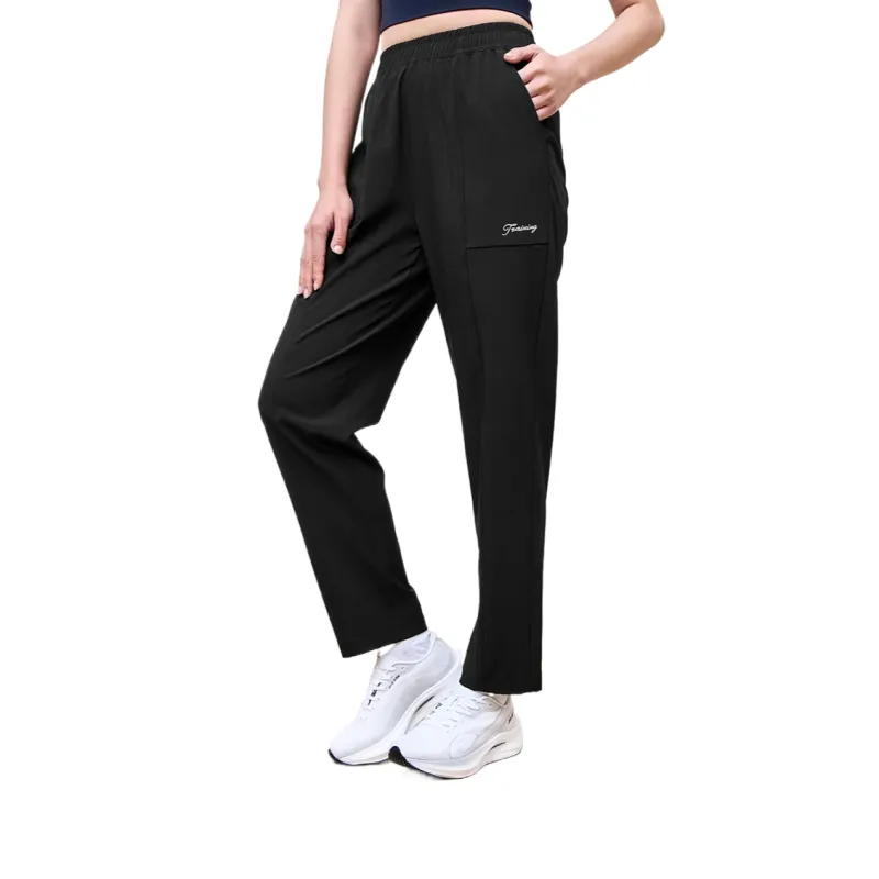 QIAODAN Variety Training Collection SS25 Sports Pants Women's Black-2