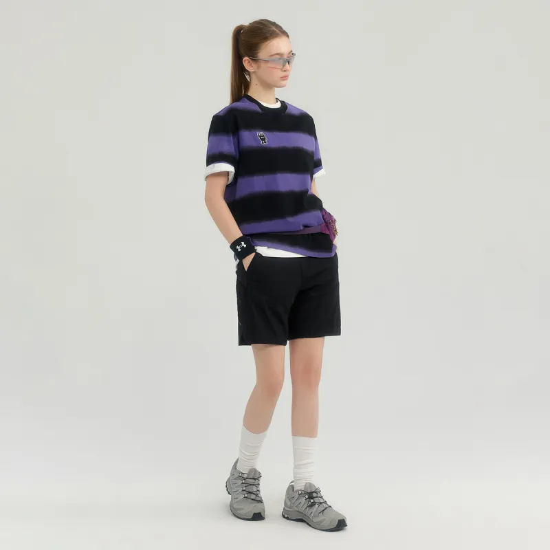 MYSAMESAME Casual Shorts Unisex Black In Stock-2
