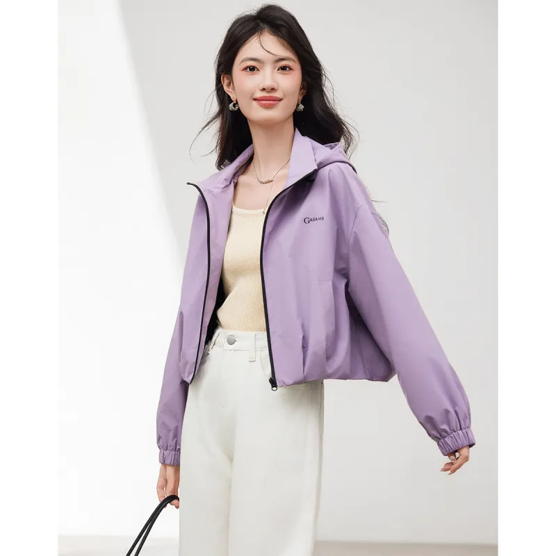 XINFEIYU Jackets Women's Purple-3