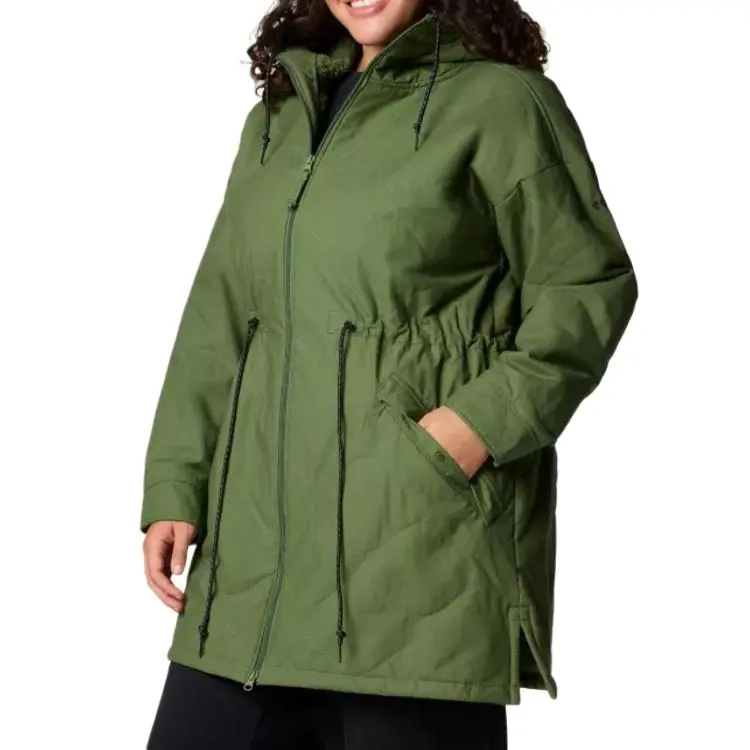 Columbia Crystal Crest Jackets Coats Women's Green-2