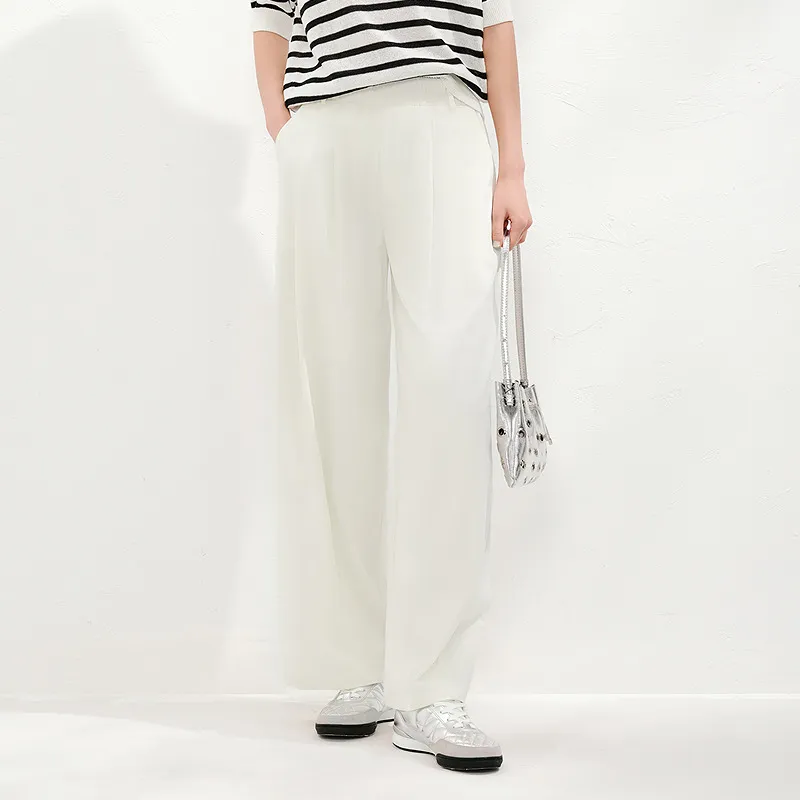 JZ. ANNAKRO Casual Pants Women's Ecru-2