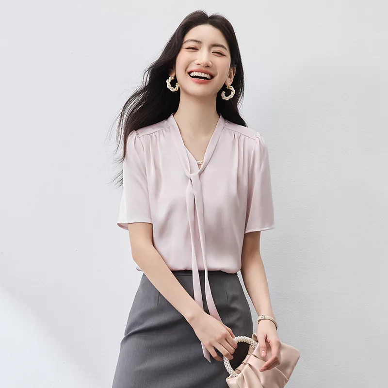 SENTUBILA Chiffon Shirt Women's-15