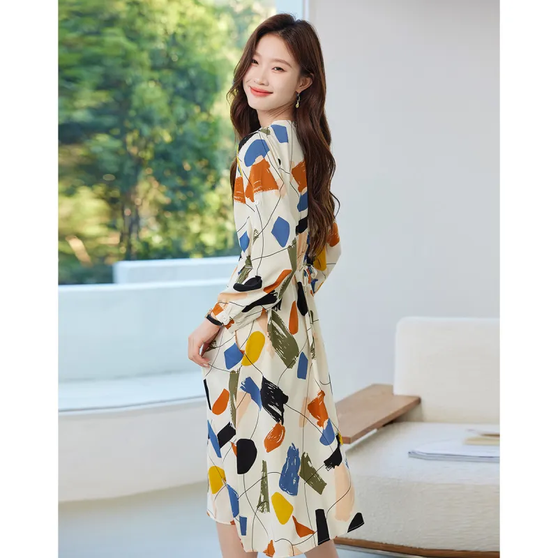 Love Elaine Long Sleeved Dress Women's Multicolor-1
