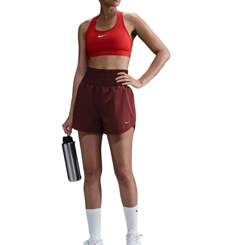 Nike One Women's Dri FIT Ultra High Waisted 3' Brief Lined Shorts-2