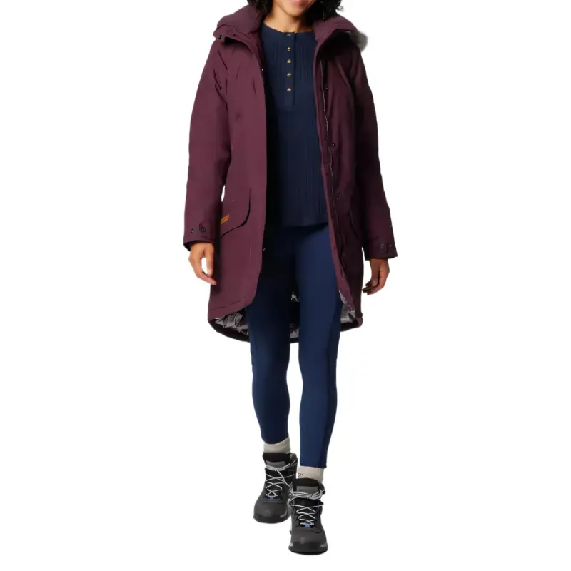 Columbia Icelandite Jackets Coats Women's Dark Purple-3