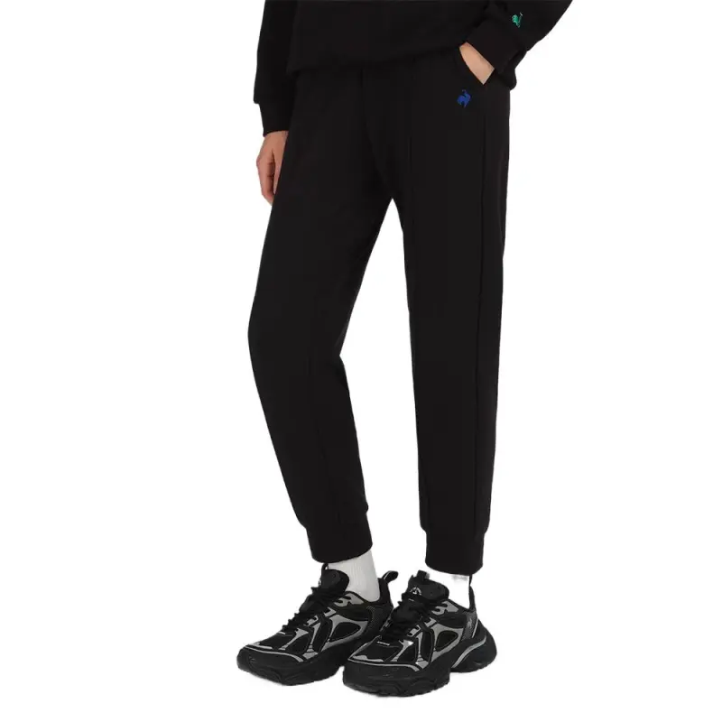 Le Coq Sportif FW/AW24 Knitted Sweatpants Unisex Dazzle Black-4