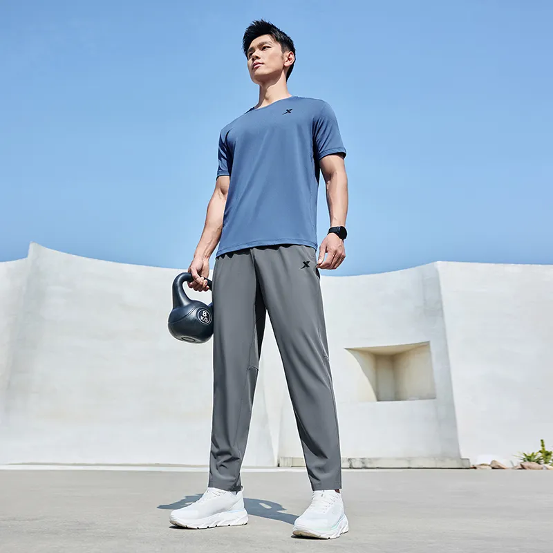 XTEP Training Pants Casual Pants Men's Pearl Gray-2