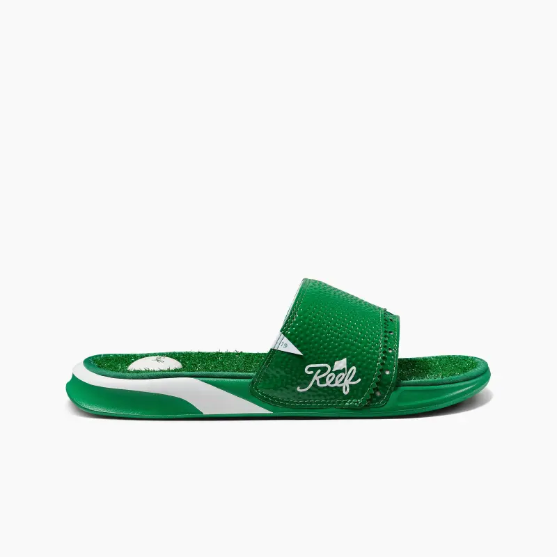 REEF Slip-Resistant Slide Slippers Men Green-1